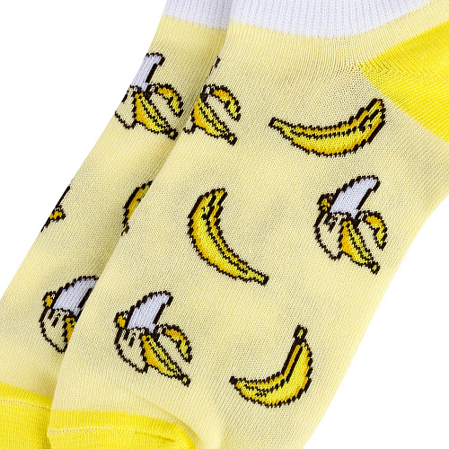 Носки короткие "Бананчики", разм.35-39 купить оптом