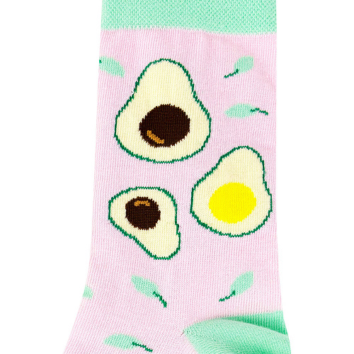 Носки "Avocado pink", разм.35-39 купить оптом