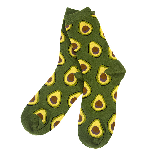 Носки "Авокадо" (зеленые) купить оптом